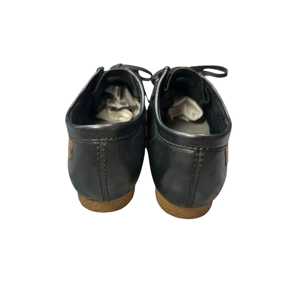 Clarks Shacre II Run Mens Black Leather Wallabee Style Lace Up Shoes Size 11